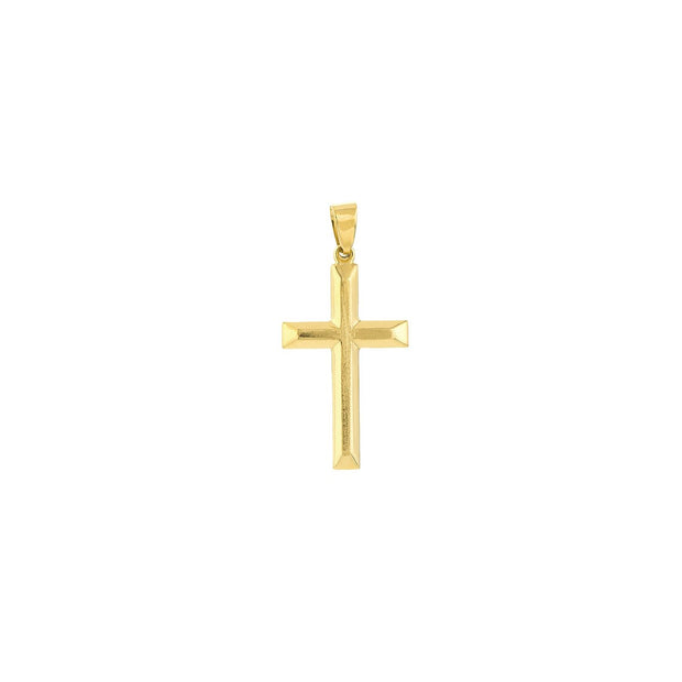 14K Gold Cross Pendant - A Testament of Elegance and Faith